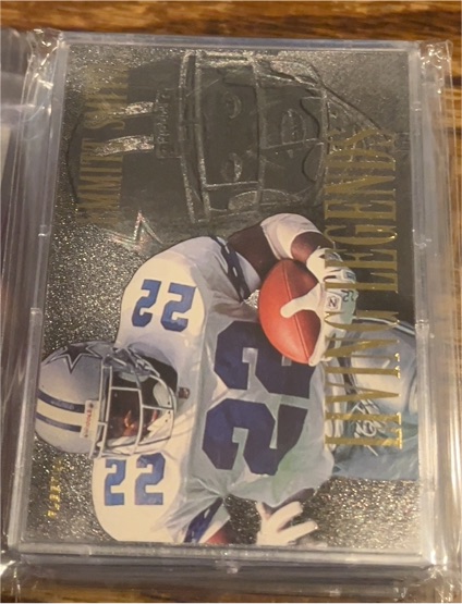 1994 Fleer #5 Emmitt Smith Living Legends — front