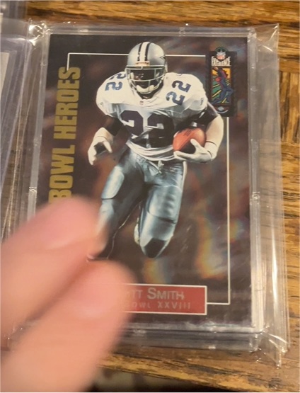 1994 Classic NFL Experience Super Bowl Heroes #SBH3 Emmitt Smith — front