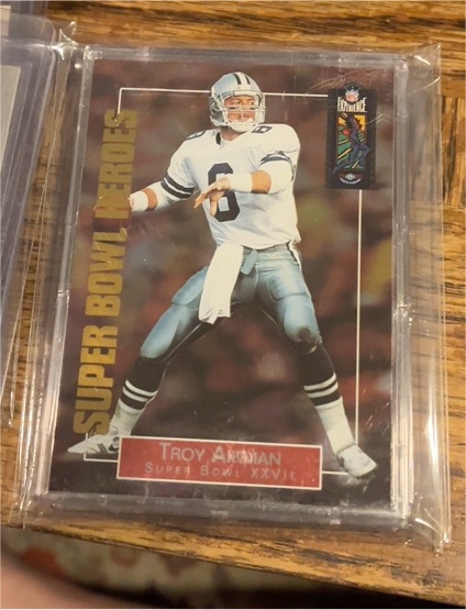 1994 Classic NFL Experience Super Bowl Heroes #SBH4 Troy Aikman — front