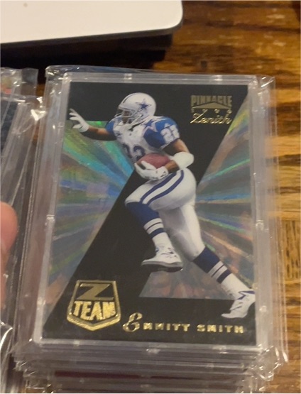1996 Pinnacle Zenith #4 Emmitt Smith Z Team — front