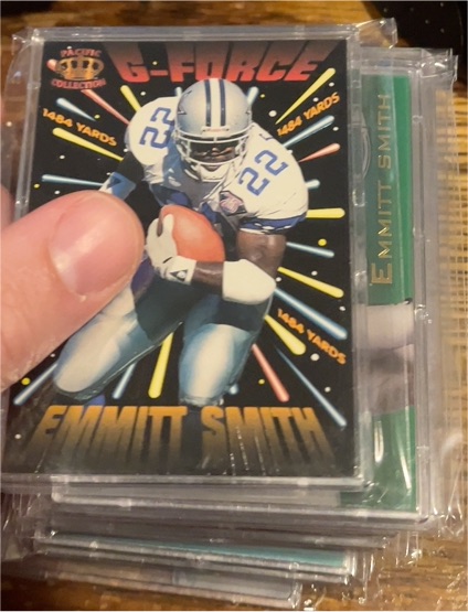 1995 Pacific Collection G-Force #GF-3 Emmitt Smith — front