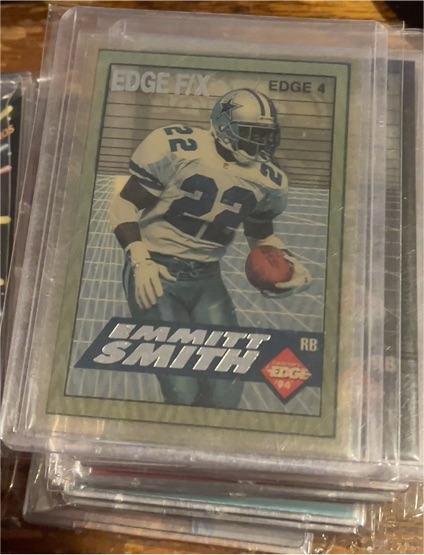 1994 Collector's Edge Edge F/X #EDGE 4 Emmitt Smith — front