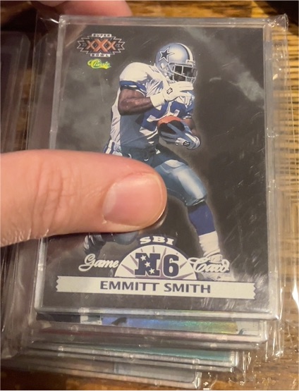 1995 Classic Super Bowl XXX #N6 Emmitt Smith — front
