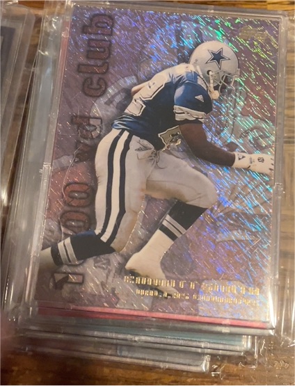 1995 Topps #4 Emmitt Smith 1000 Yard Club Power Boosters — front