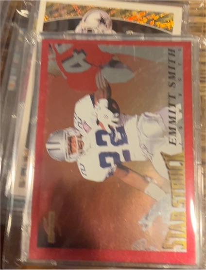 1995 Score Star Struck Red Siege #206 Emmitt Smith — front