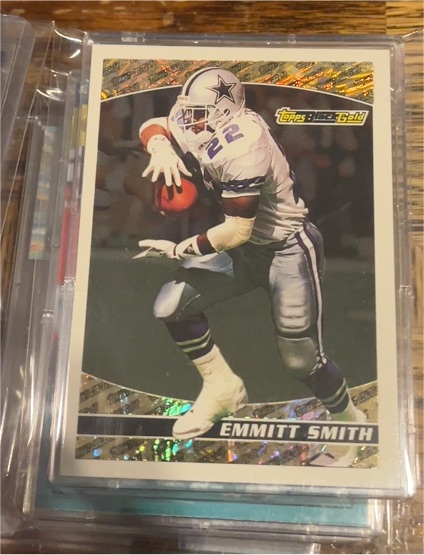 1993 Topps Black Gold #25 Emmitt Smith — front