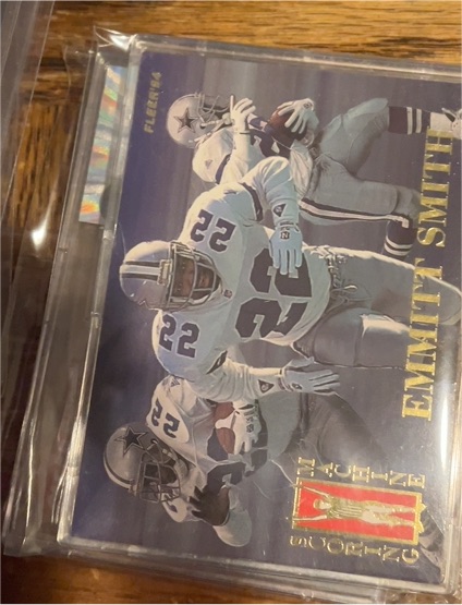 1994 Fleer Pro Line Live #ES1 Emmitt Smith — front