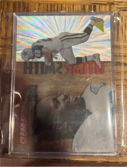 1995 Pinnacle Clear Shots #5 Emmitt Smith — front
