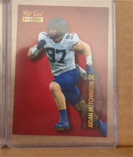 2022 Wild Card Matte #MB-2 Aidan Hutchinson — front
