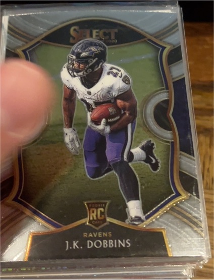 2020 Panini Select #52 J.K. Dobbins — front