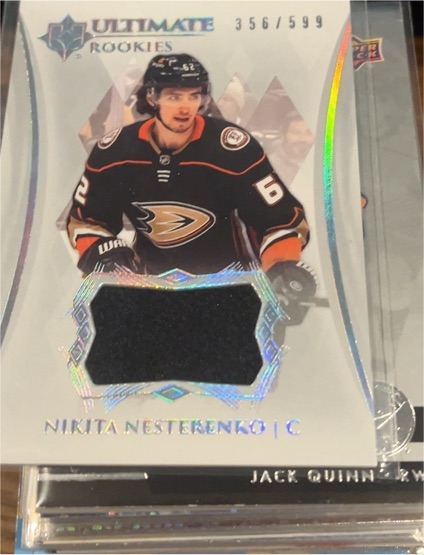 2023-24 Upper Deck Ultimate Collection #356 Nikita Nesterenko — front