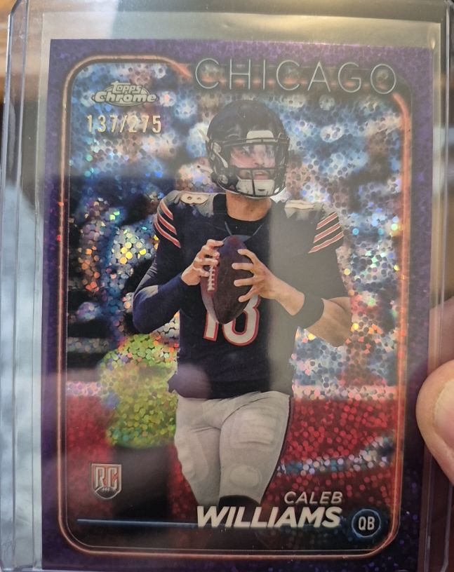 2024 Topps Chrome #202 Caleb Williams — front