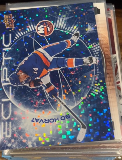 2023-24 Upper Deck Series 2 #EC-20 Bo Horvat Ecliptic Sparkle — front