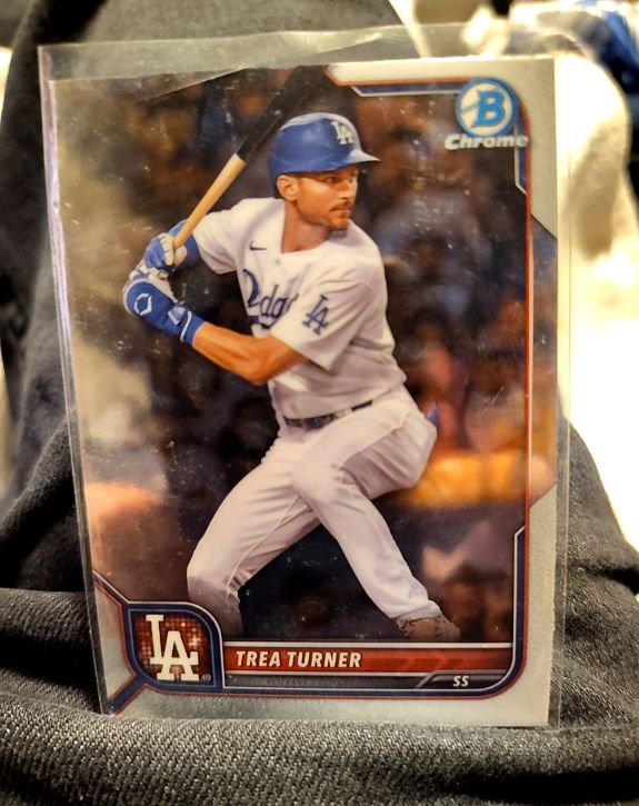 2022 Bowman Chrome #43 Trea Turner — front