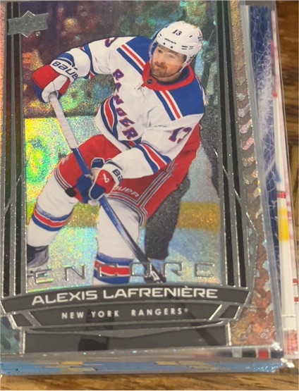 2025-26 Upper Deck Series 2 Encore #E-165 Alexis Lafreniere — front