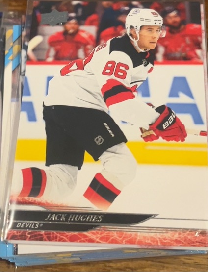2022-23 Upper Deck #361 Jack Hughes — front