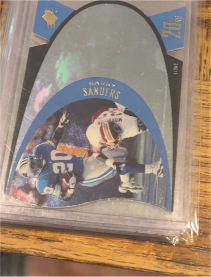 1996 Upper Deck SPx #16 Barry Sanders — front