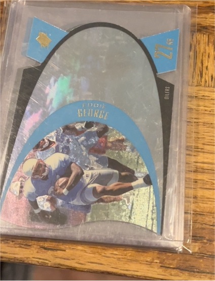 1996 Upper Deck SPx #SPX49 Eddie George — front