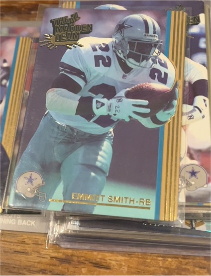 1990 Action Packed The All-Madden Team #9 Emmitt Smith — front