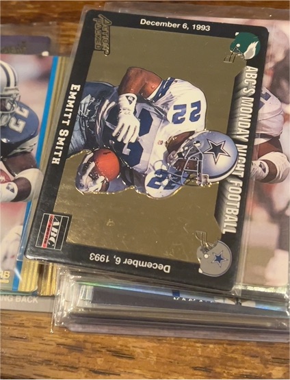 1993 Action Packed Monday Night Football Emmitt Smith — front