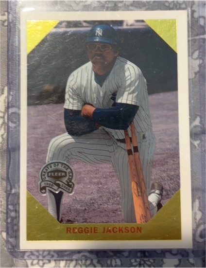 2000 Fleer Greats of the Game #14 Reggie Jackson — front