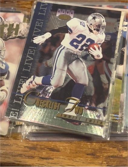 1995 Fleer Emmitt Smith #7 — front