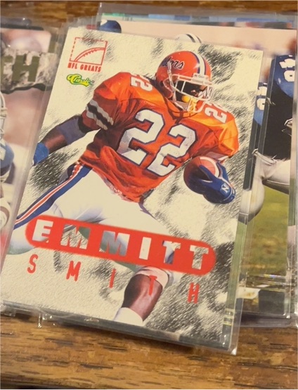 1996 Classic NFL Rookies #75 Emmitt Smith — front