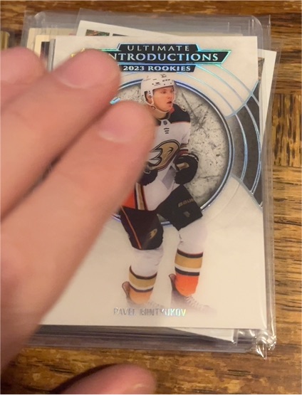 2023-24 Upper Deck Ultimate Collection Introductions #UI-15 Pavel Mintyukov — front
