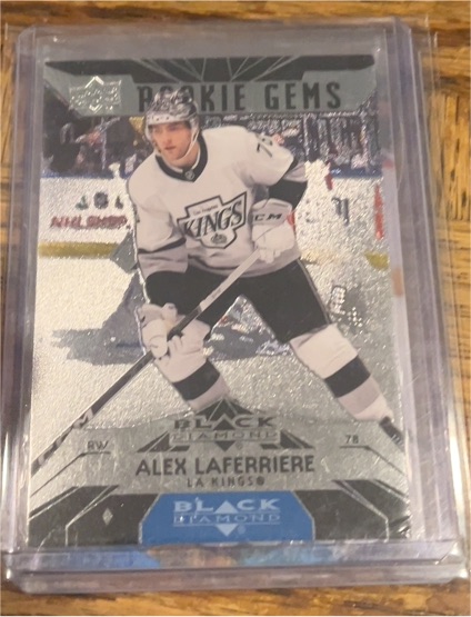 2023-24 Upper Deck Extended Black Diamond Rookie Gems #BD-9 Alex Laferriere — front