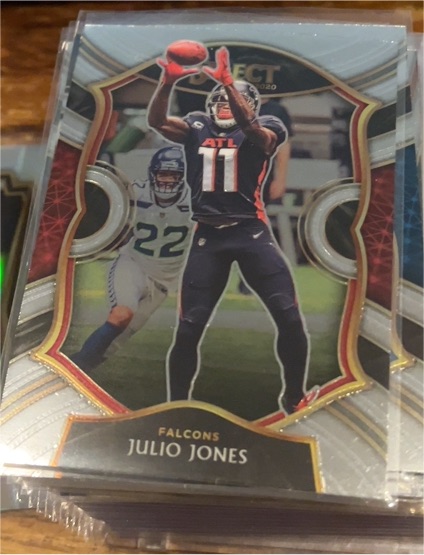 2020 Panini Select Concourse Silver Prizm #6 Julio Jones — front