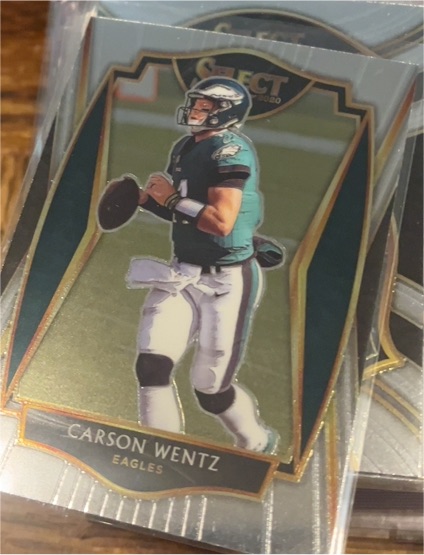 2020 Panini Select Football #116 Carson Wentz — front