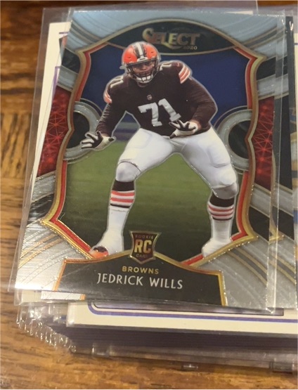 2020 Panini Select #90 Jedrick Wills Concourse Rookie — front