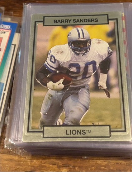 1990 Action Packed #78 Barry Sanders — front