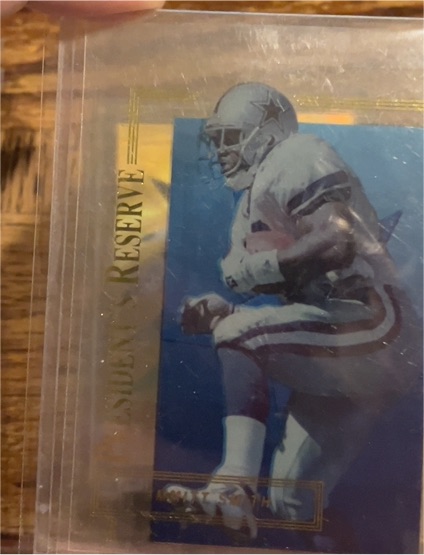 1996 Collector's Edge President's Reserve #249 Emmitt Smith — front