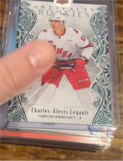 2025 Upper Deck Artifacts #248 Charles-Alexis Legault Rookie — front