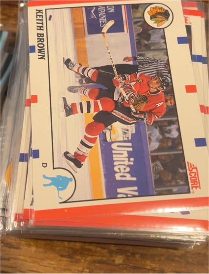 1990-91 Score #161 Keith Brown — front