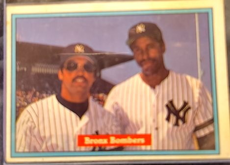 1982 Donruss #575 Reggie Jackson, Dave Winfield — front
