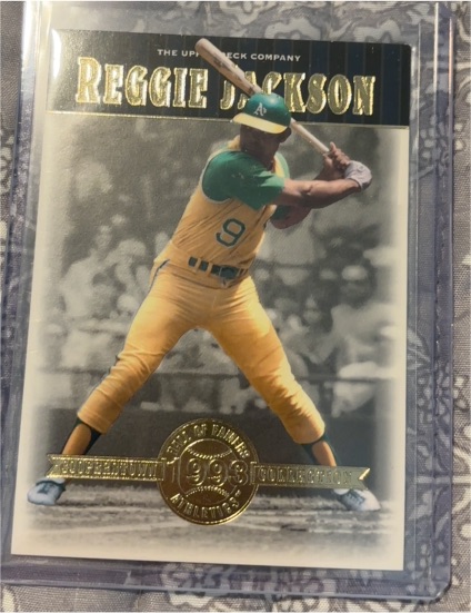2001 Upper Deck Hall of Famers #1 Reggie Jackson — front