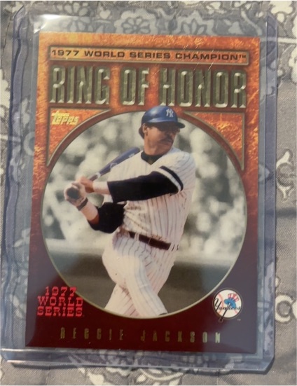 2009 Topps #RH50 Reggie Jackson Ring of Honor — front