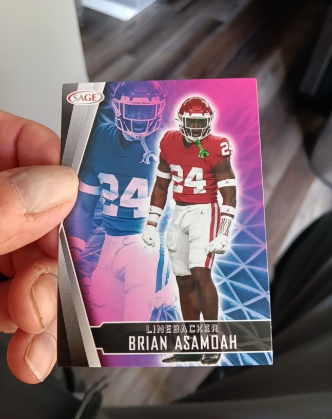 2022 Sage High Series #183 Brian Asamoah — front