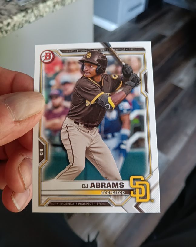 2022 Bowman Prospects #BP-9 CJ Abrams — front