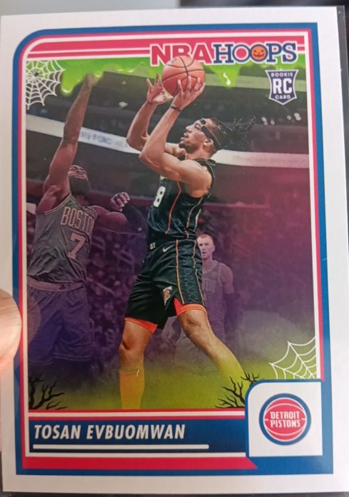 2023-24 Panini Hoops Haunted Hoops #133 Tosan Evbuomwan — front