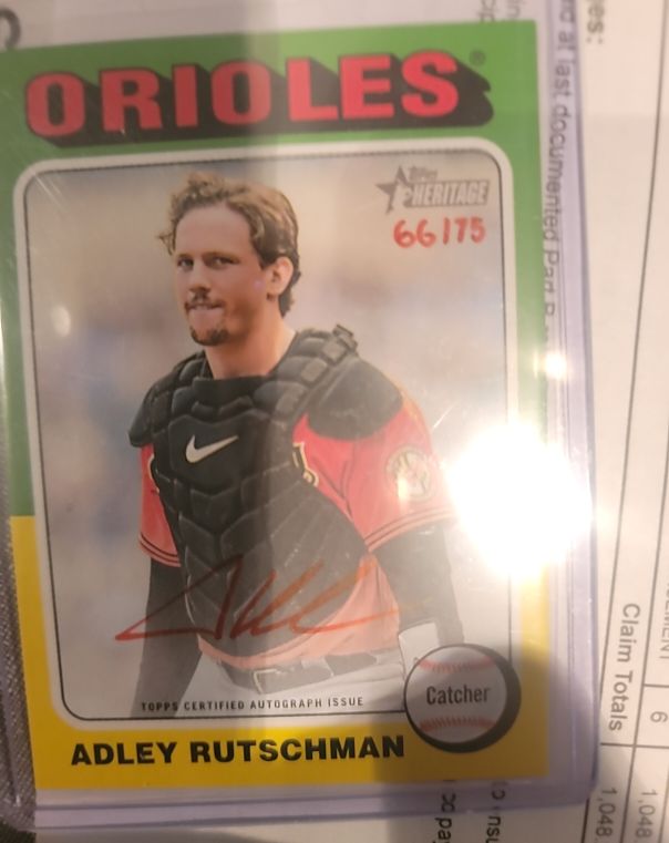 2024 Topps Heritage #188 Adley Rutschman — front