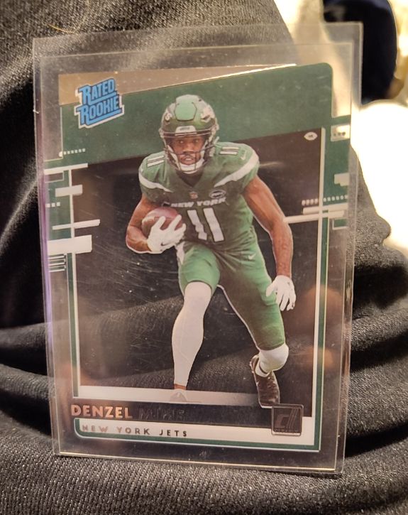 2020 Panini Chronicles Clearly Donruss Rated Rookie #RR-DM Denzel Mims — front