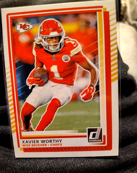 2025 Panini Donruss #170 Xavier Worthy Kansas City Chiefs — front