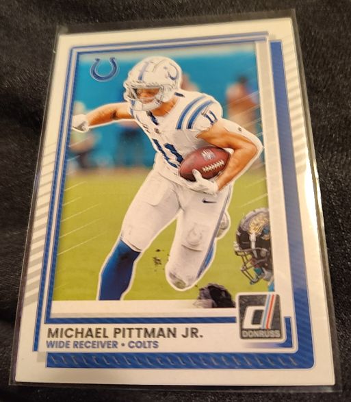 2025 Donruss #185 Michael Pittman Jr. - Indianapolis Colts — front