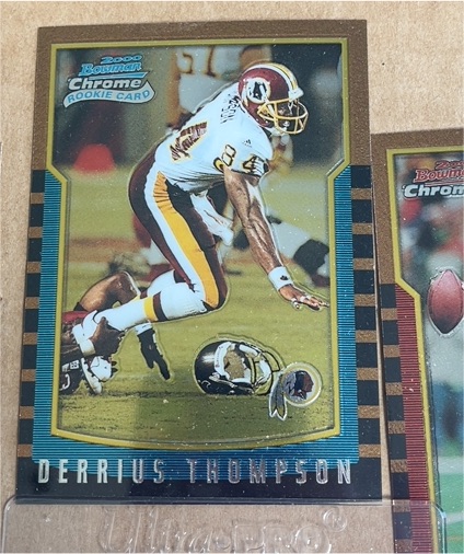 2000 Bowman Chrome #221 Derrius Thompson — front