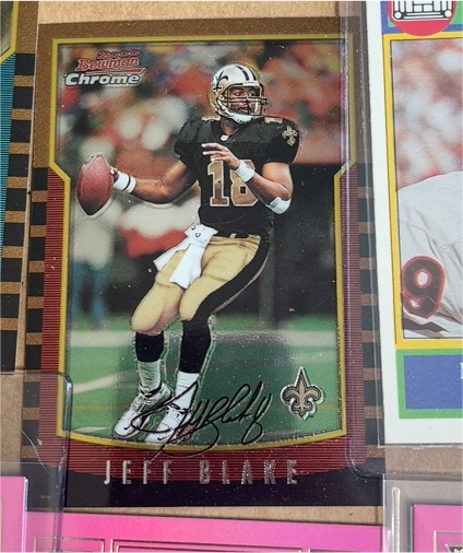 2000 Bowman Chrome #39 Jeff Blake — front