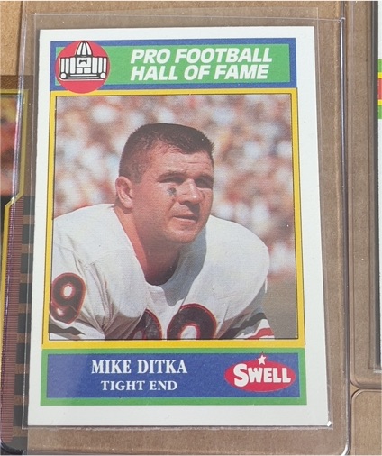1990 Swell Pro Football Hall of Fame #144 Mike Ditka — front