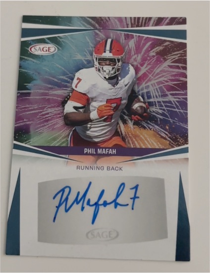 2025 Sage High Series Football #A-PM Phil Mafah — front